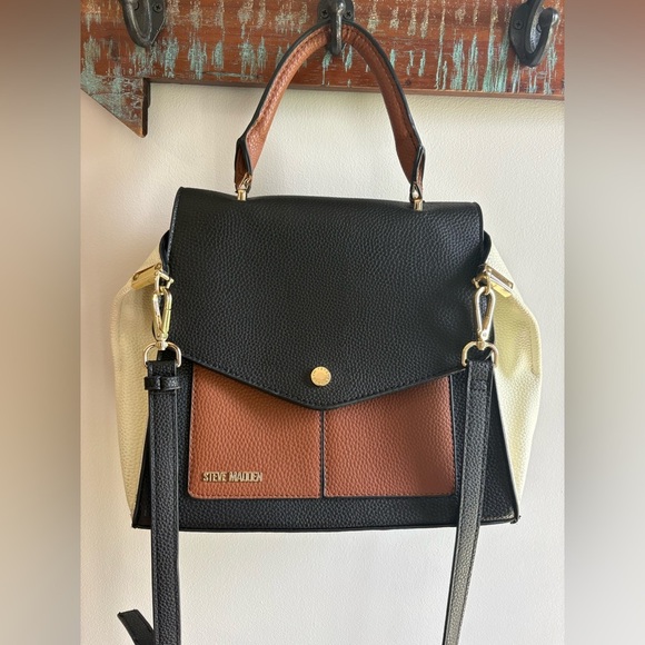 Steve Madden Handbags - Steve Madden Women's Purse with Gold-Tone Hardware Shoulder Strap And Handle